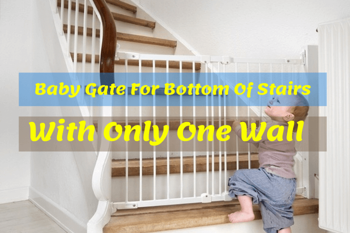 Baby Gate For Bottom Of Stairs With Only One Wall
