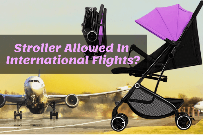 can we take baby stroller in flight